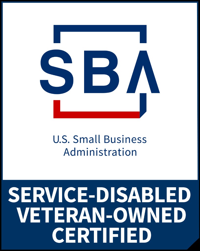Service-Disabled Veteran-Owned Small Business. U.S. Small Business Administration certified.
